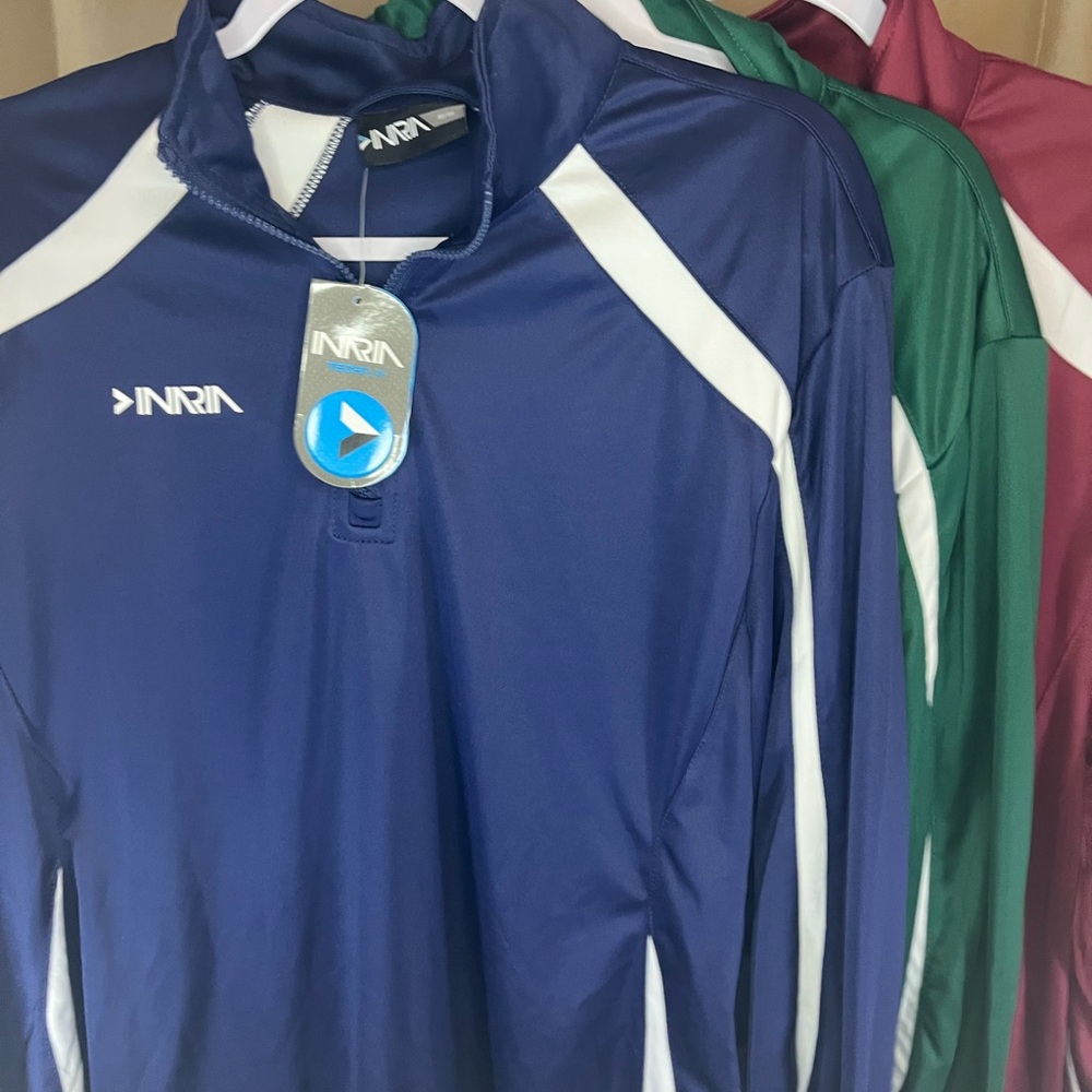 Men's Lightweight Athletic Jacket - Blue, Green, Red